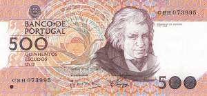 500 Escudos 4.10.1989